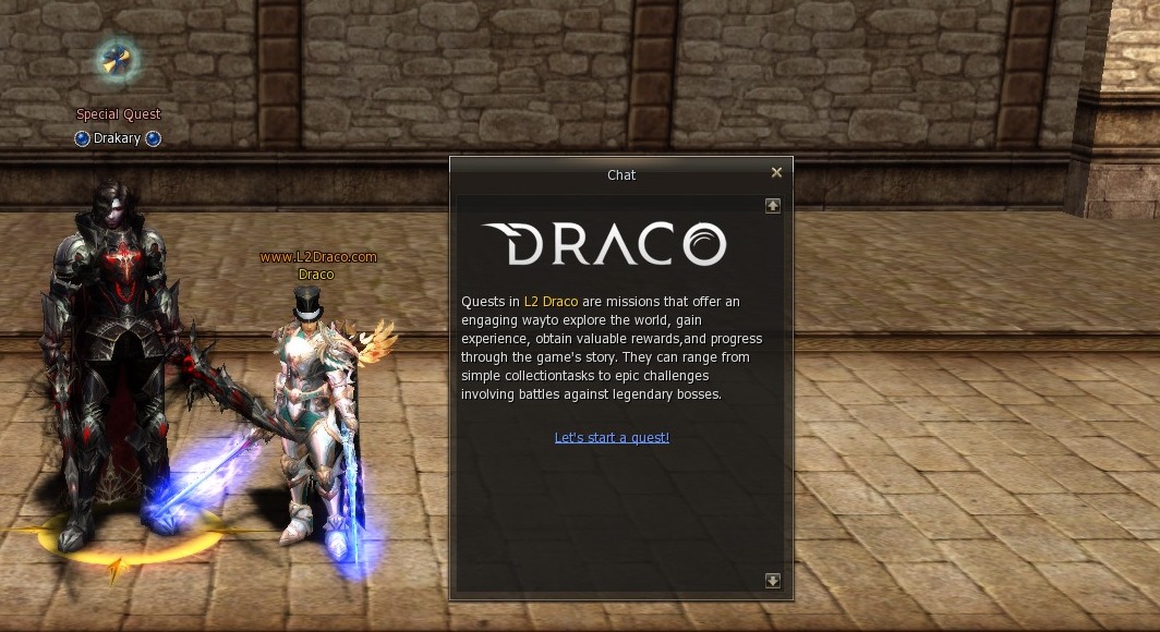 Image of a Lineage 2 castle symbolizing server reliability